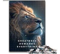 Puzzles Grandeur Motivation Puzzles en Carton Taille 26x38cm Casse-tête Stimulant, Activité familiale, Décoration intérieure, Cadeau de Vacances
