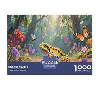 Puzzles Grenouille dard venimeux forêt Tropicale Classiques Jouets Défi Divertissement Créatif Animal 1000 Pièces Décoration Murale Adultes Et Enfants 38x26cm/1000pcs
