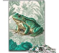 Puzzles Grenouilles pour Ados 2000 pièces, activité familiale avec Affiche et fiche de Questions pour Les 14 Ans et Plus (70x100cm)