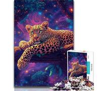 Puzzles guépards fantastiques 1000 pièces pour Adolescents, Jeux éducatifs, Jouets, décoration d'intérieur et Cadeaux Uniques 38x26cm