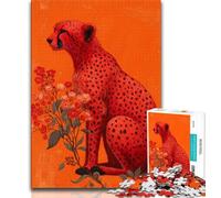 Puzzles guépards fantastiques pour Adolescents, 1 000 pièces, Jouets éducatifs et éducatifs, Jeux familiaux, Cadeaux d'anniversaire et Cadeaux Uniques, 50x75cm