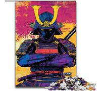 Puzzles Guerrier Ninja Japonais 1000 pièces pour Adolescents, Jeu Stimulant et éducatif en Famille pour Anniversaire et Noël (50x75cm)