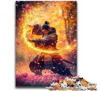 Puzzles Guerrier Ninja Japonais pour Adolescents, Jeux éducatifs, décoration d'intérieur, Cadeaux pour Toute la Famille 50x75cm