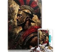 Puzzles Guerriers pour Adultes, Jouets éducatifs et éducatifs, Jeux familiaux avec Affiche et fiche de Questions-réponses (75x50cm)