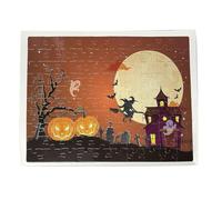 Puzzles Halloween pour 100 Pièces en Carton Éducatif avec Impression