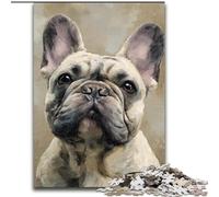 Puzzles Happy Bulldog pour Adultes et Adolescents, 1000 pièces, Jouet éducatif Anti-Stress, idéal comme Cadeau pour Toute la Famille (50x75cm)