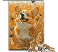 Puzzles Happy Corgi 2000 pièces pour Adultes, Jeux en Famille, activités Amusantes à la Maison, Cadeau d'anniversaire, Cadeaux de Voyage (70x100cm)