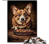 Puzzles Happy Corgi pour Adultes et Adolescents, adaptés aux 14 Ans et Plus, idées Cadeaux pour améliorer la mémoire (26x38cm)