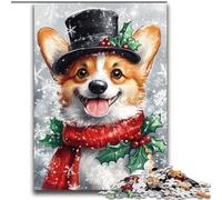 Puzzles Happy Corgi pour Adultes et Adolescents, Jouets de Divertissement Familial, idéal comme Cadeau pour Toute la Famille (70x100cm)