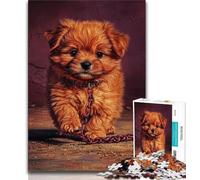 Puzzles Happy Puppy pour Adultes et Adolescents, Aidez Le Cerveau à exercer des Jouets addictifs pour cultiver la Patience, adaptés aux Couples (38x26cm)