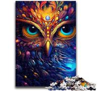 Puzzles hiboux colorés et Mignons pour Adolescents, 1 000 pièces, Jouets éducatifs et éducatifs pour la Famille, Cadeaux d'anniversaire (50x75cm)
