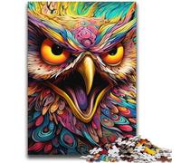 Puzzles hiboux colorés et Mignons pour Adultes, 1 000 pièces, pour stimuler Le Cerveau, Jouets addictifs pour cultiver la Patience, Excellent Cadeau (38x52cm)
