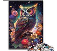 Puzzles Hiboux colorés pour Adolescents, Jeu Stimulant et Jeu Familial, Cadeau d'anniversaire, décoration Murale (70x100cm)