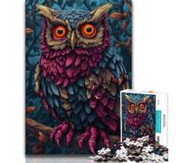 Puzzles Hiboux Fantastiques 1000 Pièces pour Adultes, Jeu Éducatif et Défi, Idéal comme Cadeau pour Toute la Famille (75x50cm)