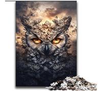 Puzzles Hiboux Fantastiques 2000 Pièces pour Adolescents, Cadeaux, Assemblage de Motifs, Activités Amusantes à la Maison, Cadeau d'anniversaire, Cadeaux de Voyage (70x100cm)