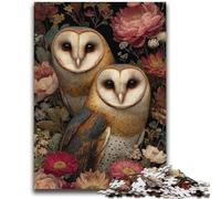 Puzzles Hiboux Fantastiques pour Ados, Puzzle 2000 pièces, Difficile à compléter mais Amusant et Humoristique avec Une Affiche et Une fiche de Questions-réponses Assorties (70x100cm)