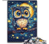 Puzzles Hiboux Mignons pour Adultes 2000 Pièces, Convient aux 14 Ans et Plus, Idées Cadeaux pour Améliorer la Mémoire 70x100cm