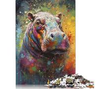 Puzzles Highland Cow Red Pepper pour Adultes 500 Puzzles Puzzles en Bois pour Adultes Jeux éducatifs à Domicile Jouets DIY 500 pièces (52 x 38 cm)