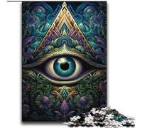 Puzzles Œil du Démon pour Adolescents (2000 pièces), à partir de 14 Ans Entraînez Votre Cerveau et Vos Mains Cadeaux de Noël (70x100cm)