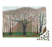 Puzzles Impossible Tableaux célèbres du Monde, David Hockney Puzzle en Bois 1000 Pièces, Casse-tête Art Jeu Adulte Casse Tête Classique - Jouet Educatif Et Ludique Puzzle 1000 Pcs