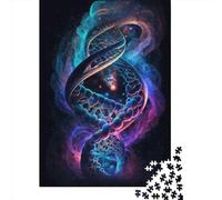 Puzzles impossibles pour Adultes : ADN Humain dans l'espace, 1 000 pièces, Puzzle en Bois, Cadeaux pour Adultes, 1 000 pièces (75 x 50 cm)