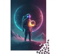 Puzzles impossibles pour adultes Couleurs de la planète spatiale Puzzle de 1000 pièces Puzzle en bois Cadeaux de Noël pour adultes 1000 pièces (75x50 cm)