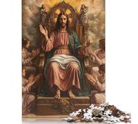 Puzzles impossibles pour adultes, puzzles artistiques chrétiens de Jésus, puzzles de 1000 pièces, puzzles en papier, cadeaux de Noël pour adultes, 1000 pièces (38x26 cm)