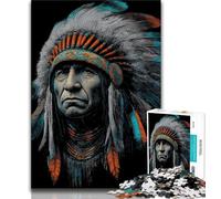Puzzles Indiens pour Adultes et Adolescents, 1 000 pièces, Jouets éducatifs et éducatifs, Jeux familiaux avec Affiche et fiche de Questions-réponses Assorties, 38x26cm