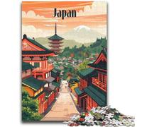 Puzzles intemporels des Rues du Japon 1000 pièces pour Adultes, Cadeaux d'anniversaire pour Tuer Le Temps, Cadeaux, décoration Murale pour 14 Ans et Plus (50x75cm)