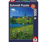 Puzzles Inzell, Einsiedlhof Et Église Saint-Nicolas, 1000 Pcs