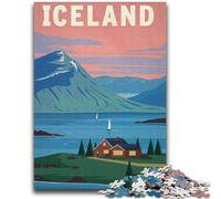 Puzzles Islande 2000 pièces pour Adolescents, à partir de 14 Ans, décoration d'intérieur, Jeux de Famille, Cadeaux de Noël et d'anniversaire, 2000 pièces (70x100cm)