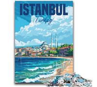 Puzzles Istanbul Turquie pour Adolescents 1000 pièces, Jouets addictifs pour stimuler l'intelligence cérébrale, Cadeaux d'anniversaire pour Les 14 Ans et Plus, 1000 pièces (50x75cm)
