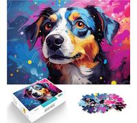 Puzzles Jack Russell Terrier 2000 pièces pour Adultes, Cadeaux Difficiles à compléter, mais Amusants et Humoristiques, 27,56 po x 39,37 po pour Adolescents de 14 Ans et Plus
