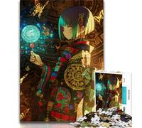 Puzzles Japonais de 1 000 pièces représentant Une guerrière Ninja pour Adolescentes, pour Un Moment de détente à la Maison Chaque pièce est Unique - Jeu Familial Stimulant et Amusant (38 x 26 cm)