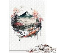 Puzzles Japonais emblématiques 3 pièces, 1 000 pièces, pour Adultes, Jouets éducatifs, Jeux en Famille, Cadeaux d'anniversaire, 1 000 pièces (75 x 50 cm)