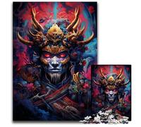 Puzzles Japonais Sakura Samurai pour Puzzles en Papier de 1000 pièces Jeu de défi cérébral pour Adolescents et Interaction familiale 1000 pièces (38x26cm)