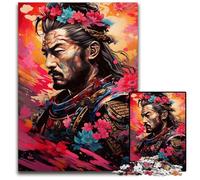 Puzzles Japonais Sakura Warriors pour Adultes 1000 pièces Puzzles pour Adultes défi cérébral activité éducative pour Adolescents 1000 pièces (38 x 26 cm)
