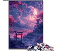 Puzzles Japonais Torii Gate 1000 pièces pour Adultes, à partir de 14 Ans, idéal pour Toute la Famille (26x38cm).