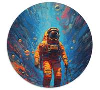 Puzzles « Je suis dans l'espace » pour adultes,puzzles de 1000 pièces pour adultes,parfaits pour les adolescents et les collectionneurs,décoration idéale pour la maison et cadeau de voyage 67,5x67,5cm