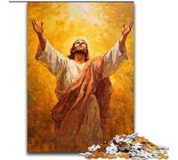Puzzles Jésus Art 1000 pièces pour Adultes et Adolescents, Jouets addictifs pour la décoration de la Maison (50x75cm)