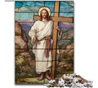 Puzzles Jésus Art pour Adolescents 1000 pièces, modèle à Assembler, à Offrir en Cadeau à Toute la Famille, adaptés aux Enfants de 14 Ans et Plus (50x75cm)