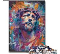 Puzzles Jésus Art pour Adolescents 2000 pièces, Jeux Amusants, décoration Murale, Cadeaux d'anniversaire et de Noël Uniques (70x100cm)