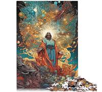 Puzzles Jésus Christ 1000 pièces pour Adultes Puzzle pour adultesPuzzles en Carton pour Enfants à partir de 12 Ans Coloré 10,27" x 20,47"/26 * 38cm.