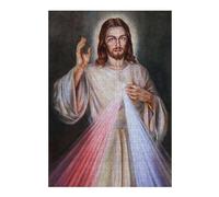 Puzzles Jesus Christ Poster Puzzles pour Adultes, Jouets Anti-Stress, Modèles À Assembler, Parfaits comme Cadeaux pour Toute La Famille 38x26cm/1000pcs