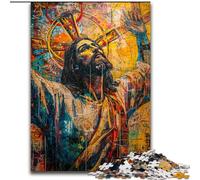 Puzzles Jésus Graffiti 1000 pièces pour Adultes, Jeux éducatifs, décoration d'intérieur, Cadeaux Uniques 50x75cm