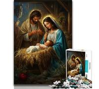 Puzzles Jésus pour Adolescents, Aidez Le Cerveau à exercer des Jouets addictifs pour cultiver la Patience Une œuvre d'art 50x75cm