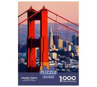 Puzzles Jigsaw 1000 Pièces à San Francisco Puzzles 70x50cm/1000pcs pour Enfants Cadeau Jeu D'Intelligence Pression Réduite DIY Carton