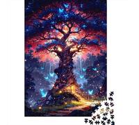 Puzzles Jigsaw 1000 Pièces Arbre Magique Fantasy Puzzles 38x26cm/1000pcs pour Enfants Cadeau Jeu D'Intelligence Familial DIY Carton