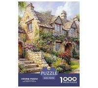 Puzzles Jigsaw 1000 Pièces Belles Maisons Rurales Puzzles 70x50cm/1000pcs pour Adultes Et Enfants Cadeau Jeu D'Intelligence Familial Bricolage Carton