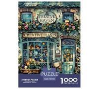 Puzzles Jigsaw 1000 Pièces Boutique de Tailleurs Creative Haven Puzzles 70x50cm/1000pcs pour Enfants Cadeau Jeu D'Intelligence Familial DIY Carton